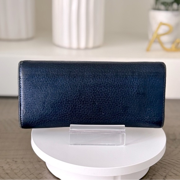 Jimmy Choo Studded Long Wallet - Blue - Picture 3 of 12